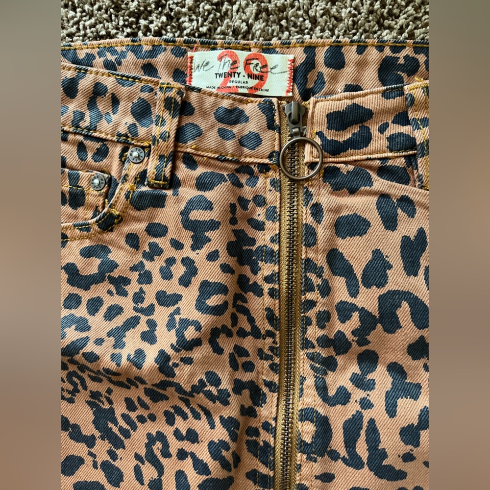 We The Free Leopard Print Skirt - Brown and Black - Picture 7 of 7